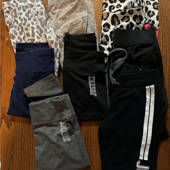 Justice Kids' Black and Gray Leggings Set - Picture 1 of 1